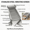 High Precision Small Vibrating Sieve Machine Particle Screening Separator 