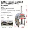 304 Stainless Steel Commercial Portable Pizza Oven