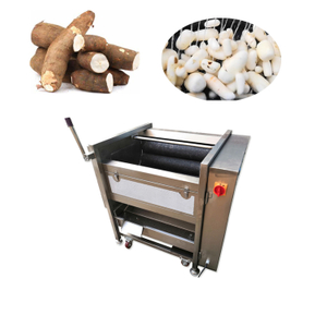 High Efficiency Stainless Steel Cassava Peeler for Potato Carrot Sweet Potato Root Vegetable Peeling and Washing
