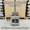 Smart Benchtop Automatic Lift-Up Deep Fryer with Oil Drain Valve 