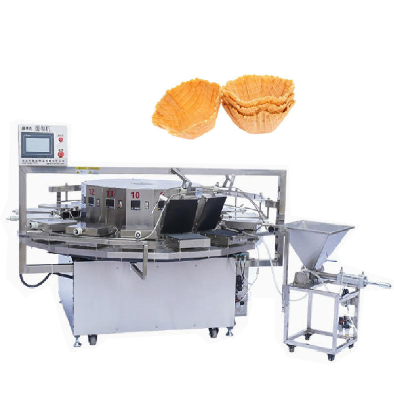 Automatic Egg Roll Ice Cream Cone Making Machine
