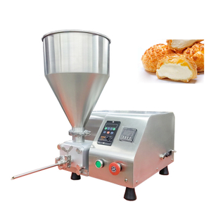 AM QDMECH Commercial Automatic Cream Filling Machine Jam Paste Depositor for Cake Puff Donut Bakery Equipment 