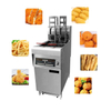 QDMECH China Factory Supply Electric Deep Fryer with Auto Lift Professional Automatic Deep Fryer with Basket Lift for French Fries