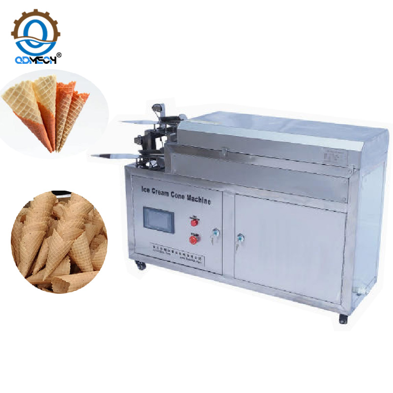 Automatic Ice Cream Cone Molding Machine - Customizable Size Thickness