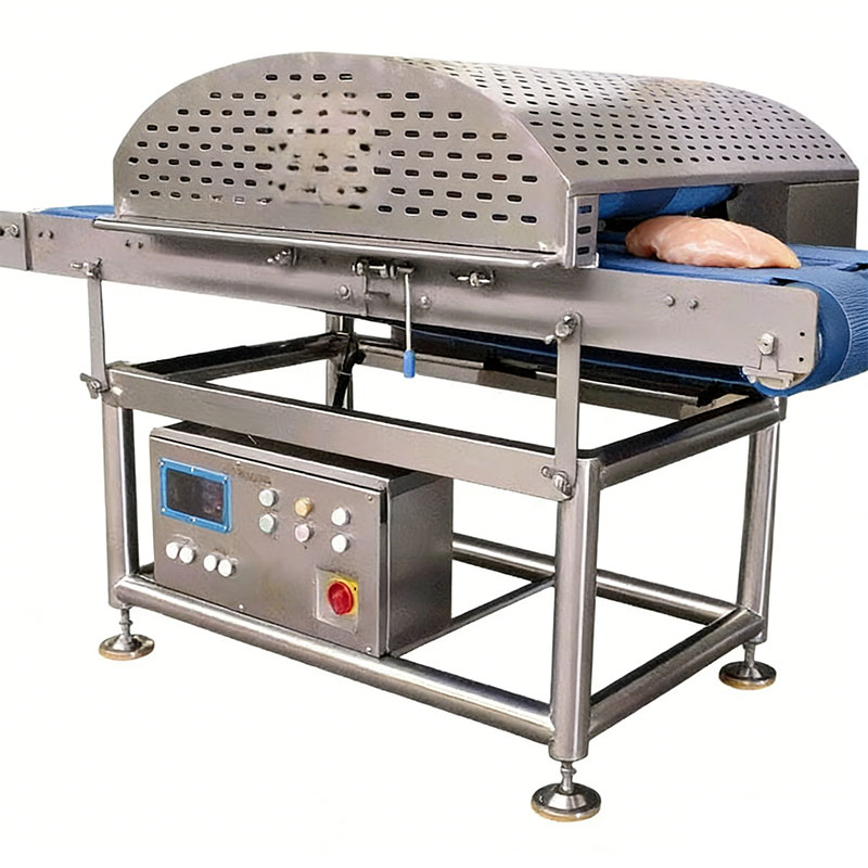 Precision Adjustable Horizontal Meat Slicer with Floating Conveyor Belt Design