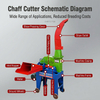 Easy Operation Animal Feed Agricultural Chaff Cutter