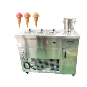 Commercial Premium Temperature Adjustable Street Stall Turkish Ice Cream Ball Machine
