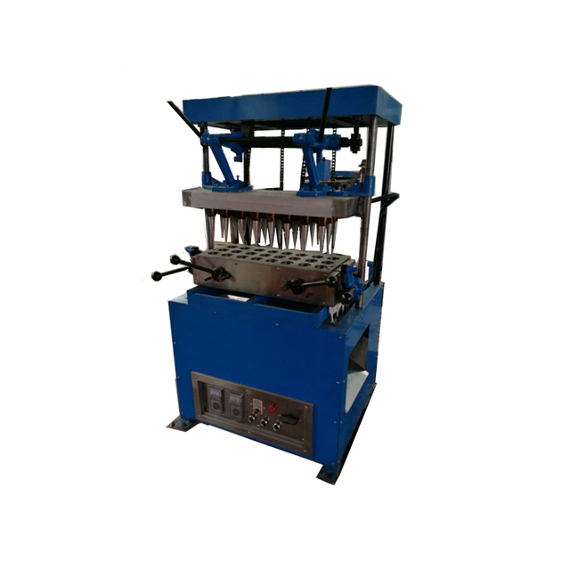 AM QDMECH Multifunctional Sugar Cone Maker with Changeable Molds for Flat Bottom and Pointed Bottom Cone Manufacturing