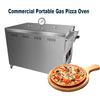 Commercial Gas Pizza Oven High Temperature 500°C Professional Pizza Baking Machine for Restaurant