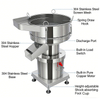 All Stainless Steel Small Powder Vibrating Sifter