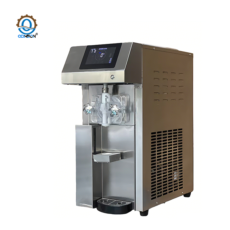 Large-capacity, stainless steel commercial self-service fully automatic ice cream machine