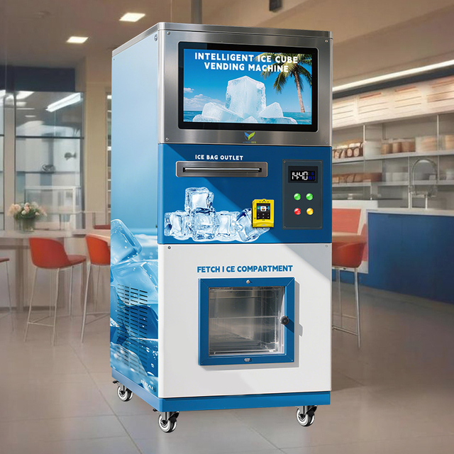 Commercial 24H Self-service Intelligent Ice Maker Vending Machine 