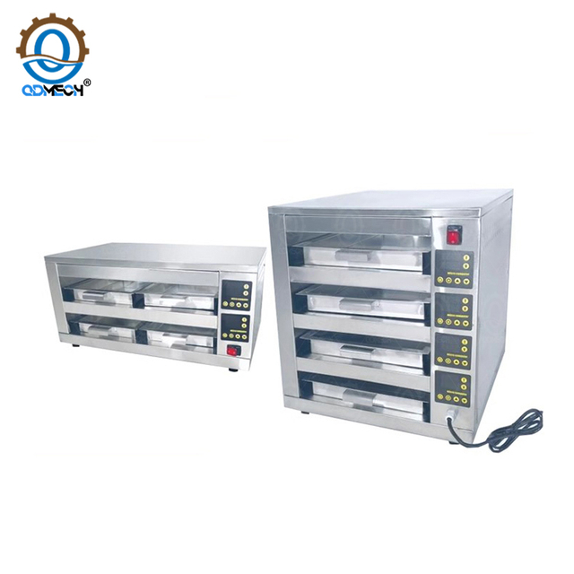 QDMECH New Design Burger Patty Counter Top Warming Cabinet China Factory Supply Warm Holding Food Cabinets With Low Price