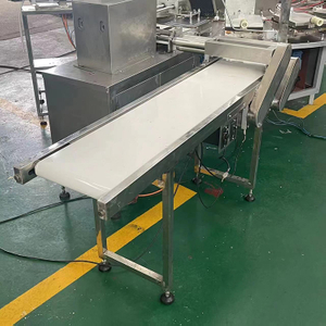 AM QDMECH Automatic Egg Roll Production Line with Mixing Baking and Rolling System for Snack Factory