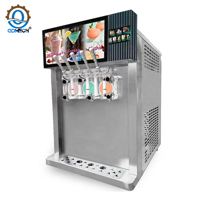 Stainless Steel Commercial Soft Serve Ice Cream Machine With Low Price
