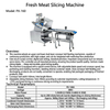 Automatic Conveyor Meat Slicer Meat Slicing and Portioning Machine
