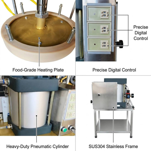 Desktop Automatic Pizza Dough Press Machine