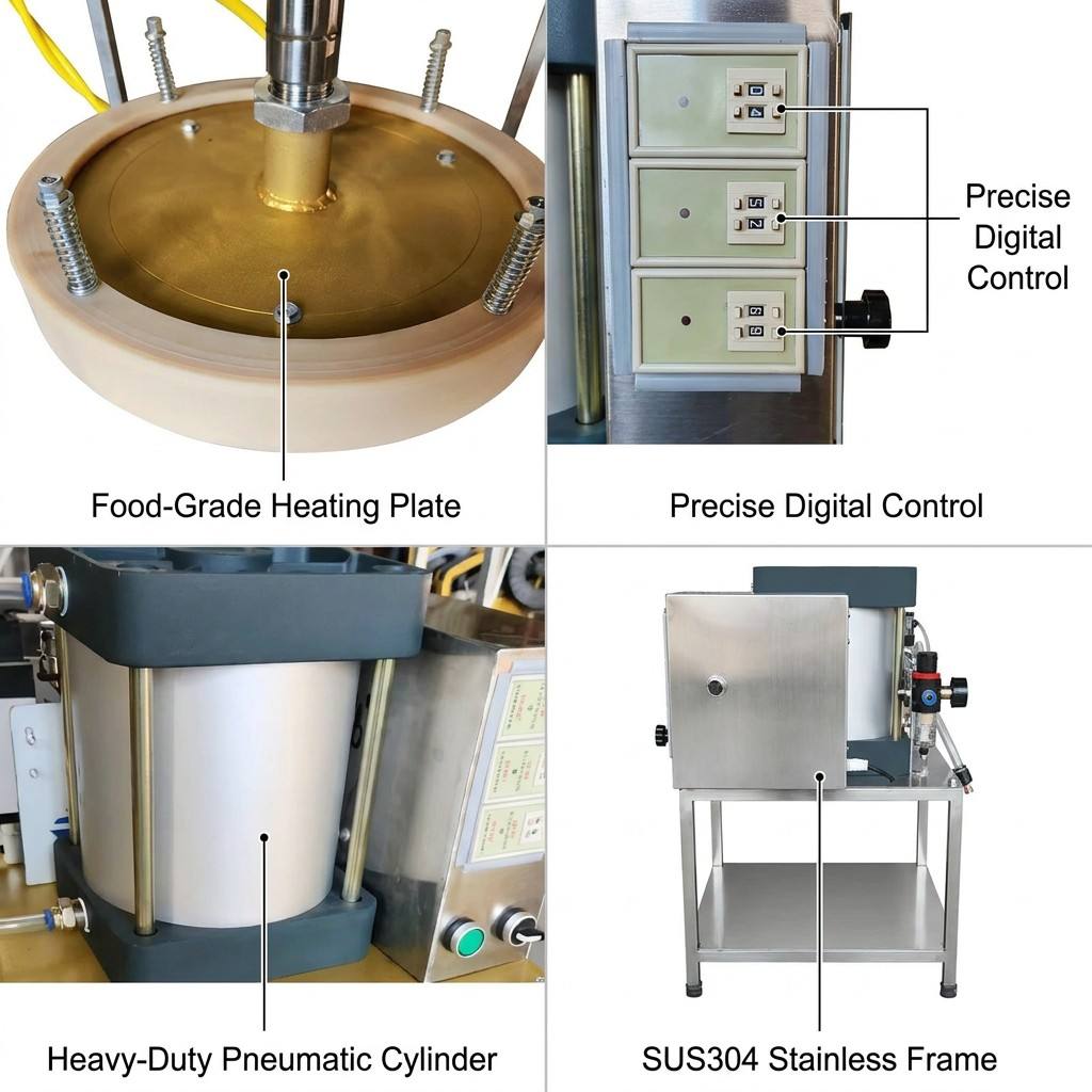Desktop Automatic Pizza Dough Press Machine