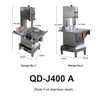 Stainless Steel Electric Bone Meat Saw Machine 
