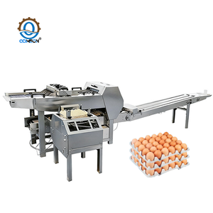 M&aacute;quina autom&aacute;tica de embalagem e carregador de ovos com carregador de bandeja de ovos