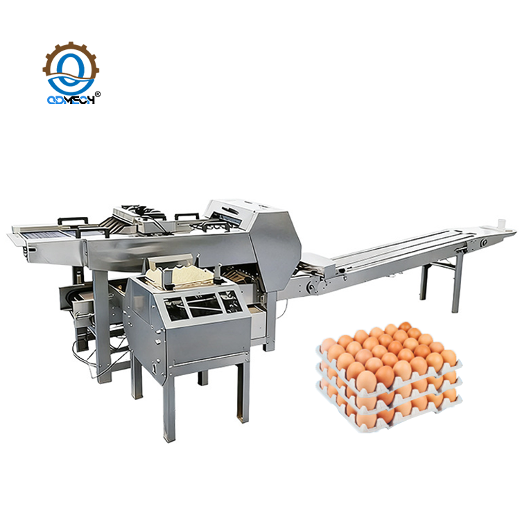 M&aacute;quina autom&aacute;tica de embalagem e carregador de ovos com carregador de bandeja de ovos