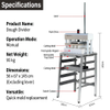 Compact Stainless Steel Manual Dough Divider Dough Portioning Machine