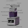 High-Efficiency Microcomputer Control Deep Fryer with Movable Oil Tank and Safety Flip-Top Design