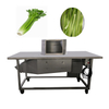 Automatic Vertical Celery Leaf Removal Machine for Parsley and Coriander Fast Leaf Picking Equipment 