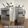 Heavy-Duty Automatic Basket Lifting Deep Fryer for Fast Food Restaurant Equipment