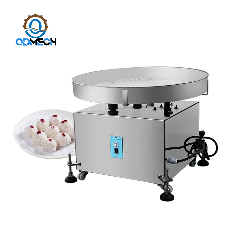 Automatic Flour-coating Machine Small Mochi Coating Machine for Sesame Ball Mochi Bread Crumb Coating