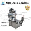 Potato Chips Frying Equipment Snack Frying Machine Easy Use
