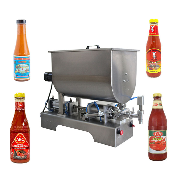 LYC-617 Semi Automatic Chili Sauce Filling Machine