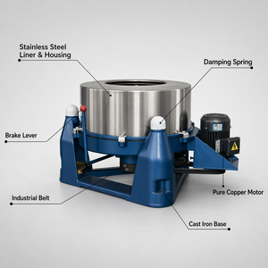  Industrial Stainless Steel Dewatering Machine