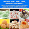 Automatic Flour-coating Machine Small Mochi Coating Machine for Sesame Ball Mochi Bread Crumb Coating