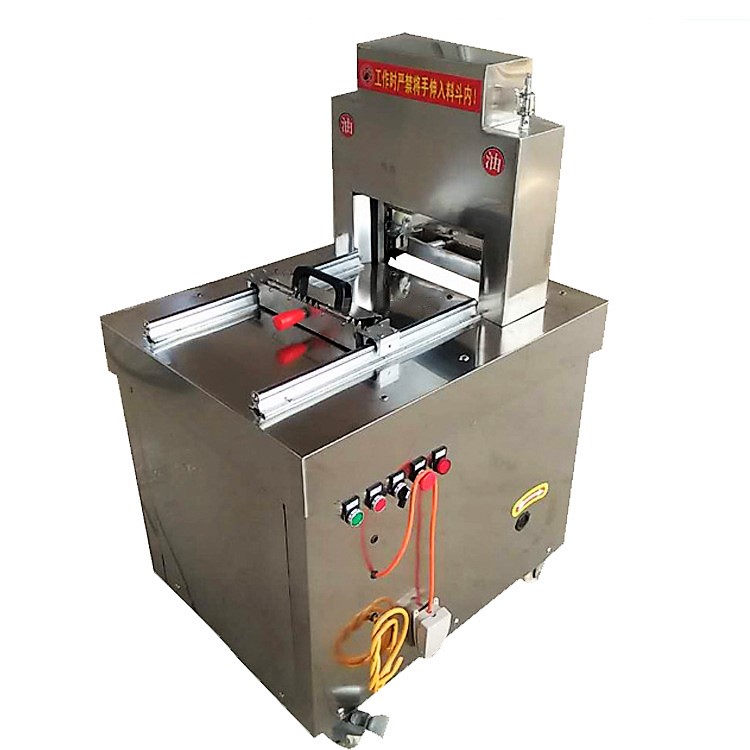 Commercial frozen meat chunk cutting machine Chicken Fish Chop Ribs Bone Cutting Machine (4).jpg