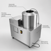 Automatic Potato Peeling and Slicing Machine for Business