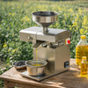 Commercial Peanut Sunflower Oil Presser Machine Intelligent Temperature Control 