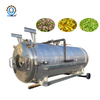 PLC Controlled Industrial Food Fruit Tea Vacuum Freeze Dryer 
