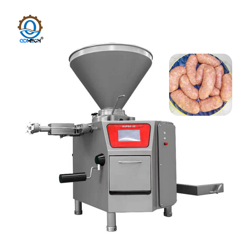 Industrial Grade Vacuum Stuffer 304 Stainless Steel High Capacity Sausage Meat Filling Machine