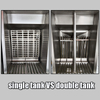 Heavy-Duty Automatic Basket Lifting Deep Fryer for Fast Food Restaurant Equipment