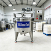 Commercial Food Grade Stainless Steel Cheese Making Tank Precise Temp Control Triple Layer Jacket