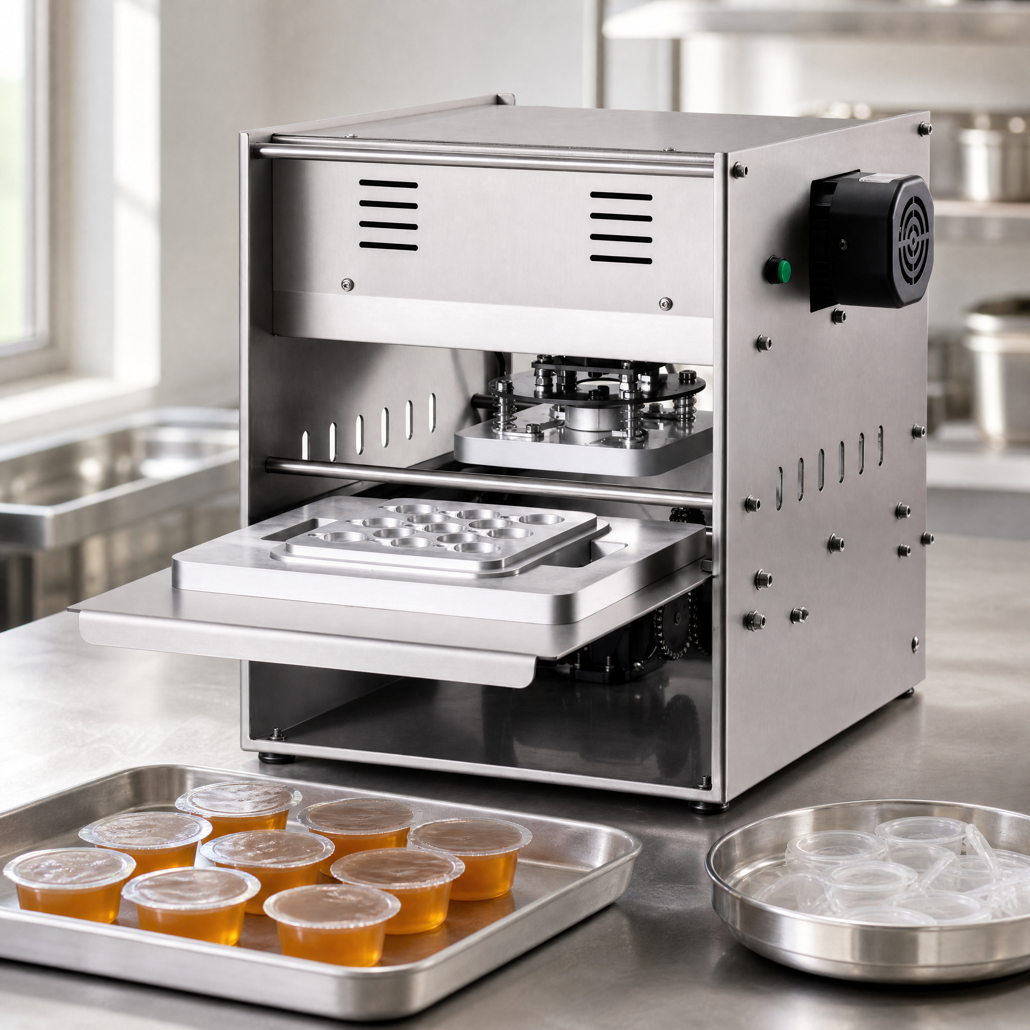 Aluminum Foil Food Container Sealing Machine