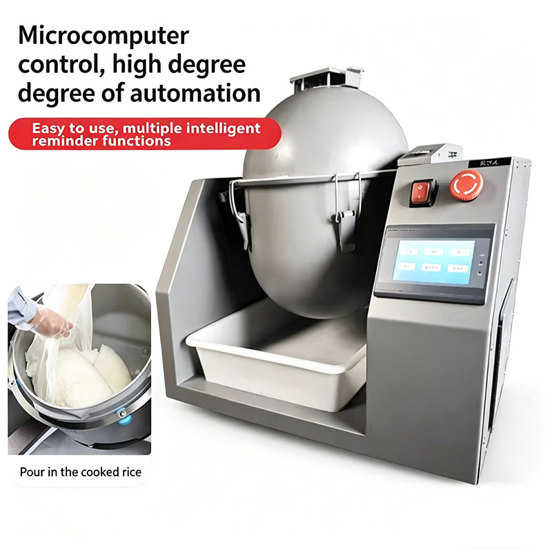 Smart Sushi Rice Mixer Cooler 6-16KG Capacity Teflon Coated Vinegar Mixing Cooling Machine