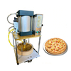 Fully Automatic Pneumatic Pizza Dough Press Machine Flatbread Naan Bread Former Roti Chapati Maker