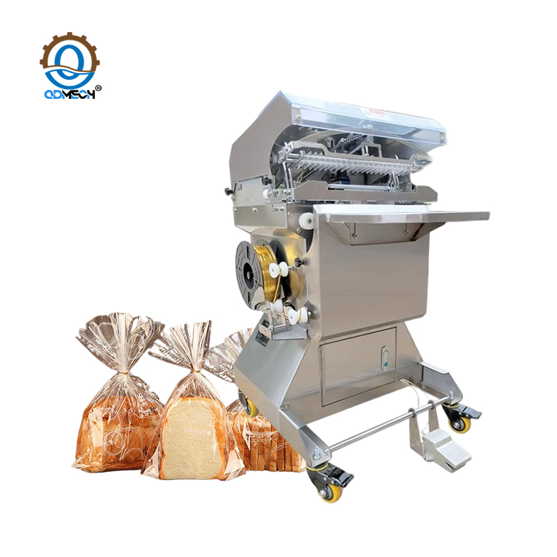 Bread Toast Packaging Fan-Shaped Flower Tying Machine