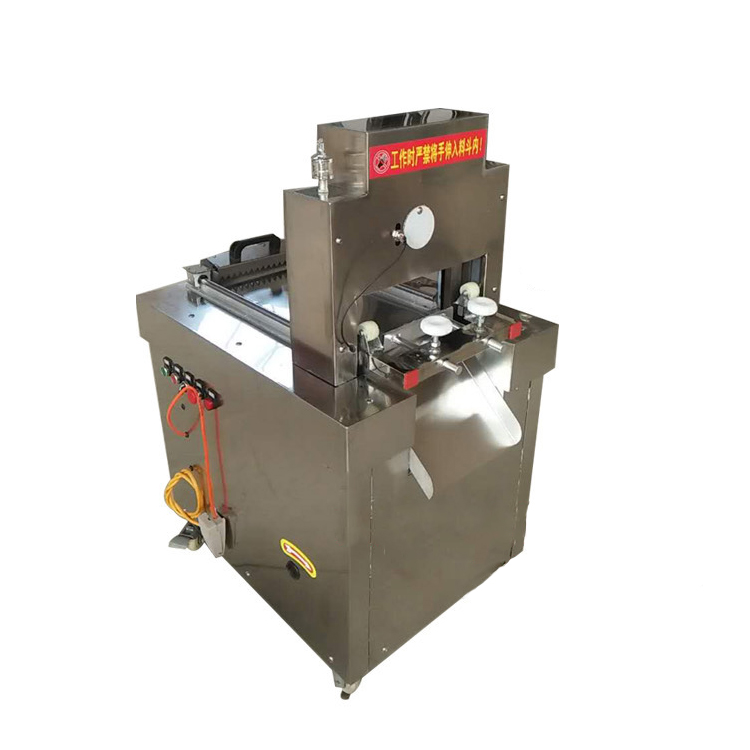 Commercial frozen meat chunk cutting machine Chicken Fish Chop Ribs Bone Cutting Machine (1).jpg