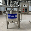 Commercial Food Grade Stainless Steel Cheese Making Tank Precise Temp Control Triple Layer Jacket