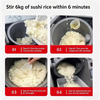 Smart Sushi Rice Mixer Cooler 6-16KG Capacity Teflon Coated Vinegar Mixing Cooling Machine