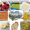 PLC Controlled Industrial Food Fruit Tea Vacuum Freeze Dryer 