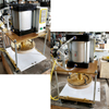 Fully Automatic Pneumatic Pizza Dough Press Machine Flatbread Naan Bread Former Roti Chapati Maker